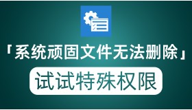 Windows系统顽固文件无法删除？不妨试试使用系统特殊权限