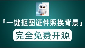AI一键抠图抠人像 证件照换背景 效果炸裂重点完全免费开源